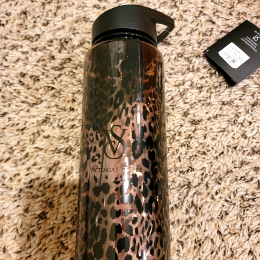 Victoria Secret Cheetah Print Water Bottle